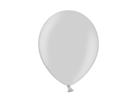 Balon gumowy Partydeco metalizowany 100 szt srebrny 12cal (12M-061) Balon gumowy Partydeco metalizowany 100 szt srebrny 12cal (12M-061)
