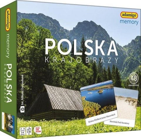 Gra pamięciowa Adamigo POLSKIE KRAJOBRAZY Gra pamięciowa Adamigo POLSKIE KRAJOBRAZY