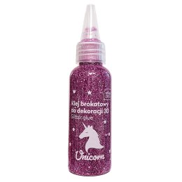 Klej artystyczny UNICORN brokatowy 3D 5902277337092 50ml Interdruk (50ml)
