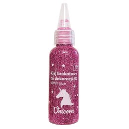 Klej artystyczny UNICORN brokatowy 3D 5902277337092 50ml Interdruk (50ml)