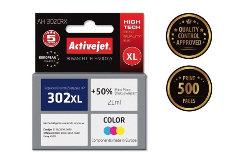 Tusz (cartridge) alternatywny Activejet HP 302XL F6U67AE mix 21ml (EXPACJAHP0235) Tusz (cartridge) alternatywny Activejet HP 302XL F6U67AE mix 21ml (EXPACJAHP0235)