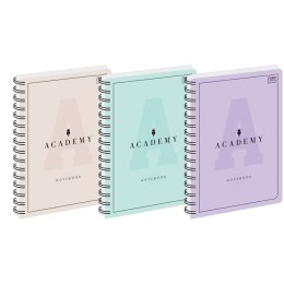Kołozeszyt (kołobrulion) Interdruk ACADEMY A5 100k. 90g krata (KOŁOZA5100ACP)