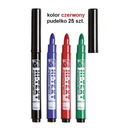 Marker permanentny Fibracolor czerwony 6,0mm okrągła końcówka