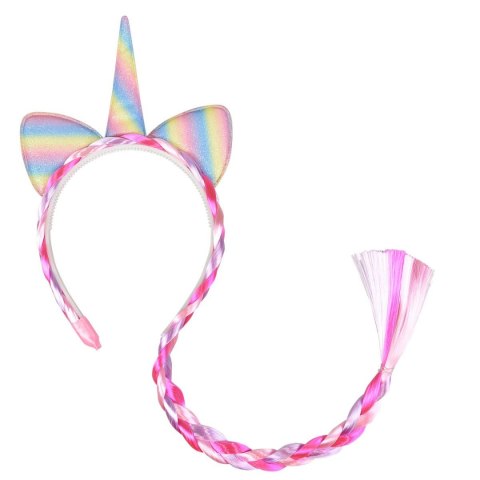 Opaska jednorożec z warkoczem Arpex (SR9229)