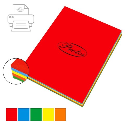 Papier kolorowy Protos intensywny A3 mix intensywny 80g Papier kolorowy Protos intensywny A3 mix intensywny 80g