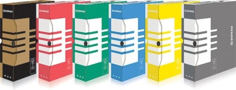 Pudło archiwizacyjne A4 niebieski tektura [mm:] 80x340x 297 Donau (7660301FSC-10)