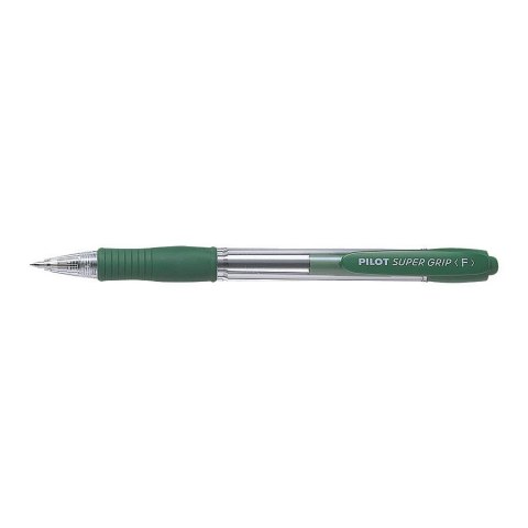Długopis olejowy Pilot Super Grip zielony 0,21mm (BPGP-10R-F-G) Długopis olejowy Pilot Super Grip zielony 0,21mm (BPGP-10R-F-G)