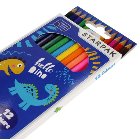 Kredki ołówkowe Starpak Dino 12 kol. (512000) Kredki ołówkowe Starpak Dino 12 kol. (512000)