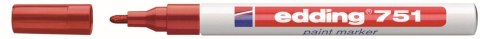 Marker specjalistyczny Edding czerwone 1,2mm okrągła końcówka (ED-751002)