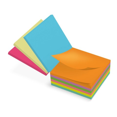 Notes samoprzylepny (karteczki) mix 225k [mm:] 75x75 Interdruk (IKARSAM225MC)