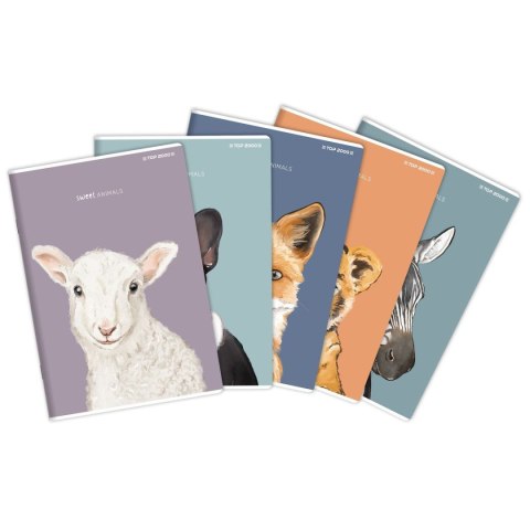 Zeszyt Top 2000 SWEET ANIMAL 400169467 A5 96k. 70g krata Zeszyt Top 2000 SWEET ANIMAL 400169467 A5 96k. 70g krata