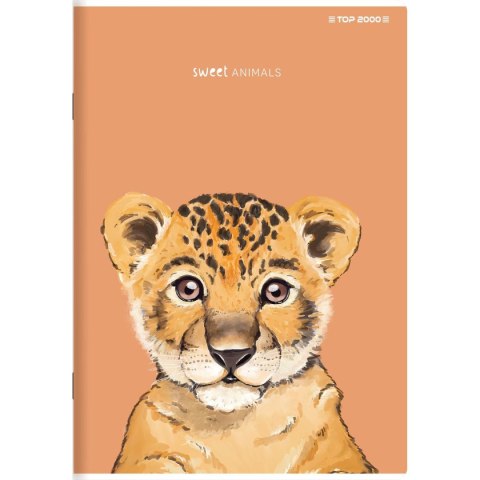 Zeszyt Top 2000 SWEET ANIMAL 400169467 A5 96k. 70g krata Zeszyt Top 2000 SWEET ANIMAL 400169467 A5 96k. 70g krata