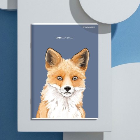 Zeszyt Top 2000 SWEET ANIMAL 400169467 A5 96k. 70g krata Zeszyt Top 2000 SWEET ANIMAL 400169467 A5 96k. 70g krata