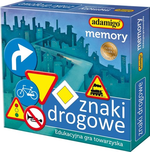 Gra pamięciowa Adamigo znaki drogowe znaki drogowe Gra pamięciowa Adamigo znaki drogowe znaki drogowe