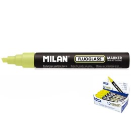 Marker specjalistyczny Milan do szyb fluo żółty 2,0-4,0mm ścięta końcówka (591292012)