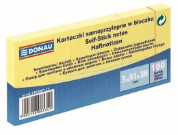 Notes samoprzylepny (karteczki) Donau żółty 100k [mm:] 38x51 (7585001-11)