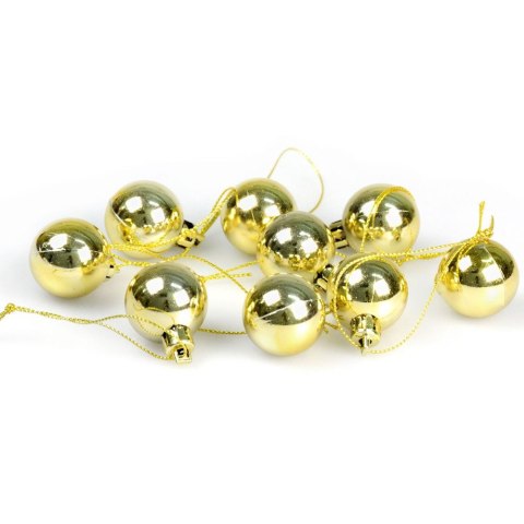 Bombki mini 9szt., 3cm złote plastik Arpex (BN6165ZLO-4788) Bombki mini 9szt., 3cm złote plastik Arpex (BN6165ZLO-4788)