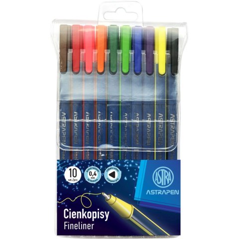 Cienkopis trójkątne wkład mix 0,4mm 10kol. Astrapen (202023002) Cienkopis trójkątne wkład mix 0,4mm 10kol. Astrapen (202023002)