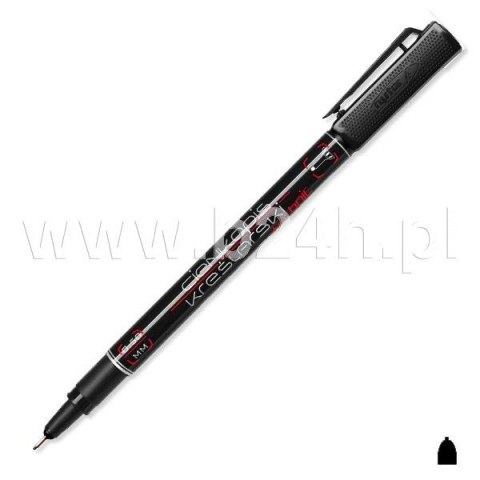Cienkopis kreślarski Rystor czarny 0,6mm 1kol. (403-060)