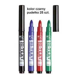Marker permanentny Fibracolor HI-TEXT czarny 6,0mm okrągła końcówka (580)