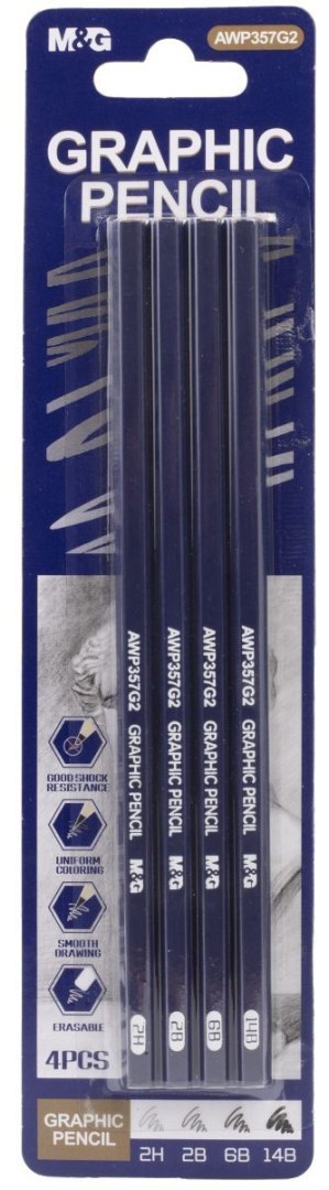 Ołówek M&G (różne) (MG AWP357G2 BK4) Ołówek M&G (różne) (MG AWP357G2 BK4)