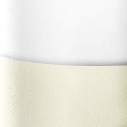 Papier ozdobny (wizytówkowy) Galeria Papieru savanna biały 20 arkuszy A4 biały 200g (204801)