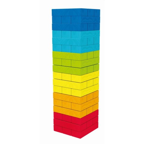Klocki drewniane kolorowa wieża Anek (AC7633 AN01)