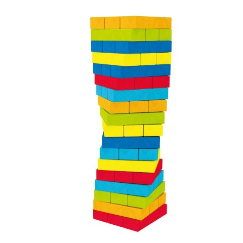 Klocki drewniane kolorowa wieża Anek (AC7633 AN01)