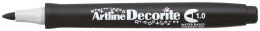 Marker permanentny Artline decorite czarny 1,0mm pędzelek końcówka (AR-033 3 2)
