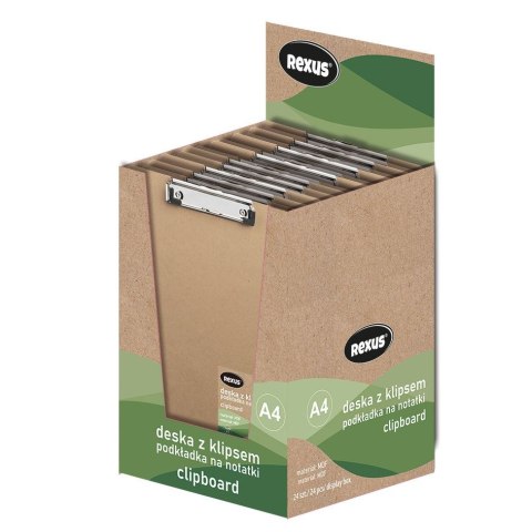 Deska z klipem (podkład do pisania) A4 mix Beniamin (4836) Deska z klipem (podkład do pisania) A4 mix Beniamin (4836)