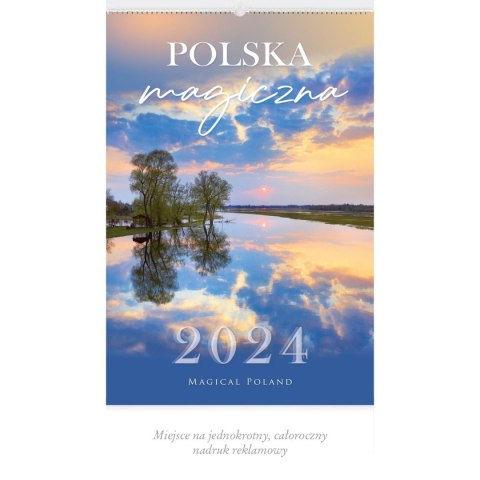 Kalendarz ścienny MAGICZNA POLSKA 13-planszowe 2024 320mm x 470mm Lucrum (RW02) Kalendarz ścienny MAGICZNA POLSKA 13-planszowe 2024 320mm x 470mm Lucrum (RW02)