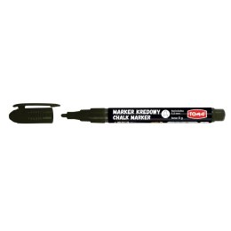 Marker specjalistyczny Toma kredowy czarny 1,5mm okrągła końcówka
