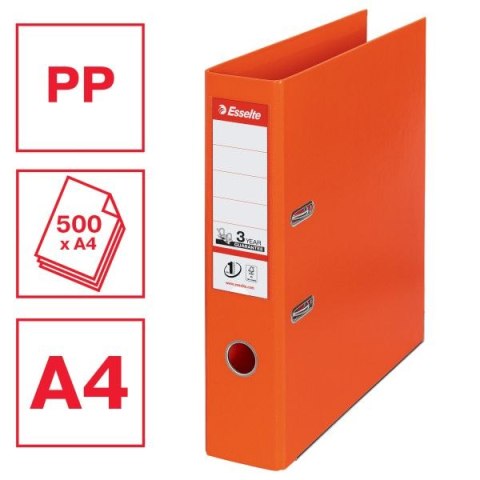 Segregator dźwigniowy Esselte No.1 Power A4 75mm pomarańczowy (811340) Segregator dźwigniowy Esselte No.1 Power A4 75mm pomarańczowy (811340)