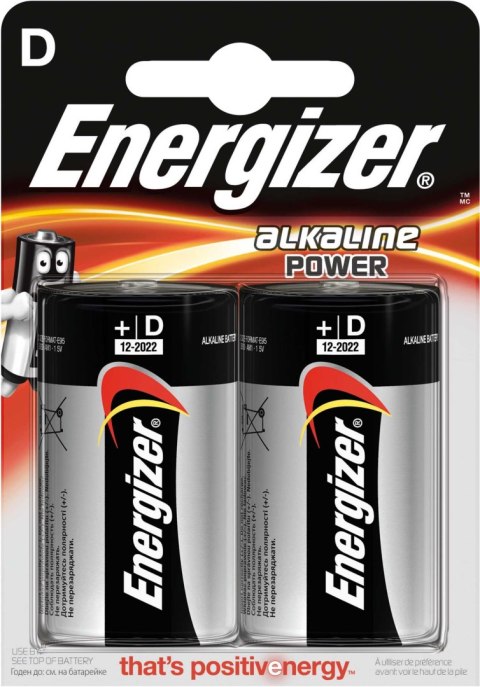 Baterie Energizer Alkaline Power D LR20 LR20 (EN-297331) Baterie Energizer Alkaline Power D LR20 LR20 (EN-297331)