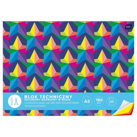 Blok techniczny Interdruk A3 mix 180g 20k (BLTKA3LUX) Blok techniczny Interdruk A3 mix 180g 20k (BLTKA3LUX)