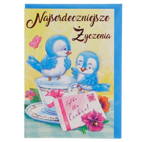 Kartka składana poduszka oczka dziecięca B6 (5902221801280) Kartka składana poduszka oczka dziecięca B6 (5902221801280)