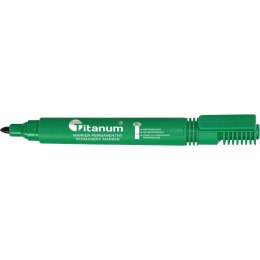 Marker permanentny Titanum zielony 2,0mm okrągła końcówka (PY1026-02)