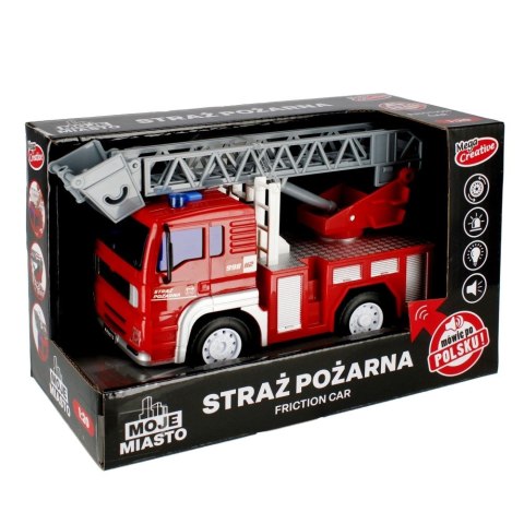 Samochód strażacki Mega Creative 21cm światło i dźwięk (522135) Samochód strażacki Mega Creative 21cm światło i dźwięk (522135)