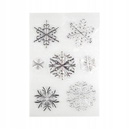 Naklejki świąteczne płatki śniegu Arpex (NR1369)