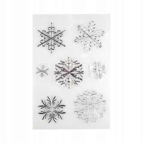 Naklejki świąteczne płatki śniegu Arpex (NR1369) Naklejki świąteczne płatki śniegu Arpex (NR1369)