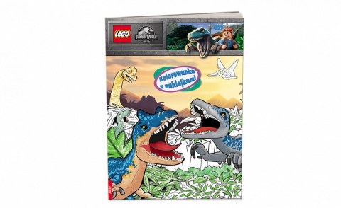 Książka dla dzieci LEGO® Jurassic World™. Kolorowanka z Naklejkami Ameet Książka dla dzieci LEGO® Jurassic World™. Kolorowanka z Naklejkami Ameet