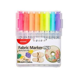 Marker permanentny Monami Fabric Marker mix okrągła końcówka (20500055260)