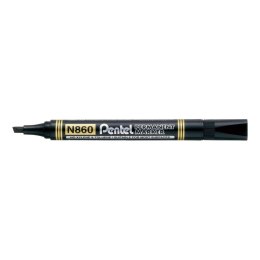 Marker permanentny Pentel czarny 1,2-4,5mm ścięta końcówka (N860)