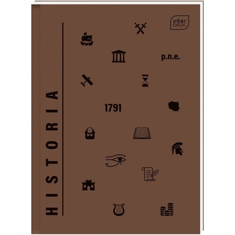Brulion tematyczny Interdruk A5/ 80k 5902277332424 A5 80k. krata/tagi (Historia) Brulion tematyczny Interdruk A5/ 80k 5902277332424 A5 80k. krata/tagi (Historia)