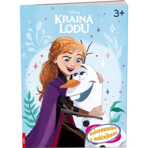 Książka dla dzieci Ameet Kraina lodu. Kolorowanka z Naklejkami Książka dla dzieci Ameet Kraina lodu. Kolorowanka z Naklejkami