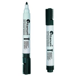 Marker suchościeralny Titanum czarny 3,0mm okrągła końcówka (BY1026-02)