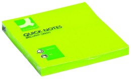 Notes samoprzylepny (karteczki) Q-Connect zielony 80k [mm:] 76x76 (KF10515)