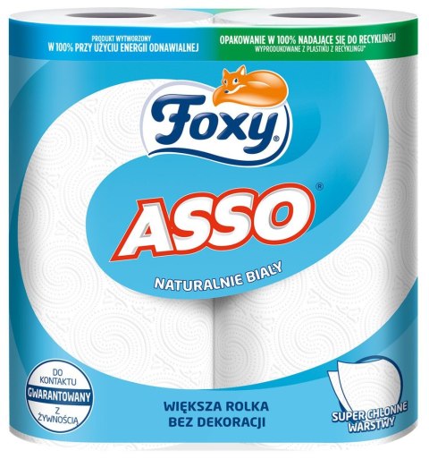 Ręcznik rolka Foxy Asso papier kolor: biały Ręcznik rolka Foxy Asso papier kolor: biały