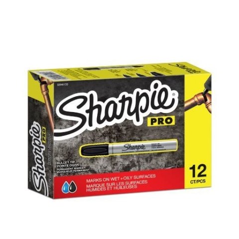 Marker permanentny Sharpie czarny 1,0mm okrągła końcówka (S0945720) Marker permanentny Sharpie czarny 1,0mm okrągła końcówka (S0945720)