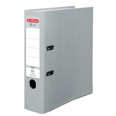 Segregator dźwigniowy Herlitz Q. file Standard 0011167459 A4 80mm popielaty (300023533) Segregator dźwigniowy Herlitz Q. file Standard 0011167459 A4 80mm popielaty (300023533)